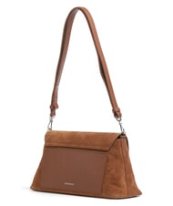 COCCINELLE NIKLA SUEDE BIMATERIAL Borsa a spalla cognac - Borse Donna - 3