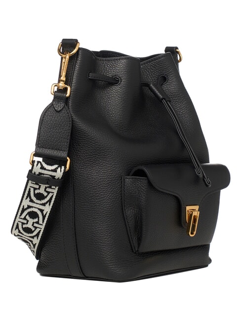 BEAT GENETRATION RIBBON Borsa a secchiello in pelle Nero - Borse Donna