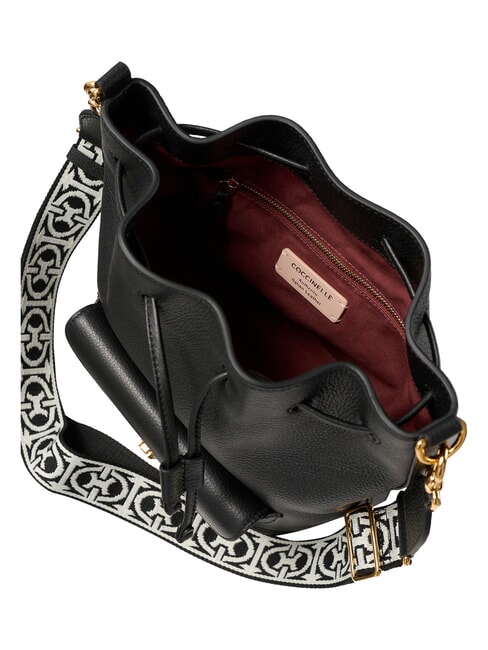 BEAT GENETRATION RIBBON Borsa a secchiello in pelle Nero - Borse Donna
