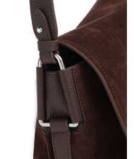 COCCINELLE REBEKKA SUEDE Borsa a tracolla brunette - Borse Donna - 3