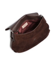 COCCINELLE REBEKKA SUEDE Borsa a tracolla brunette - Borse Donna - 4