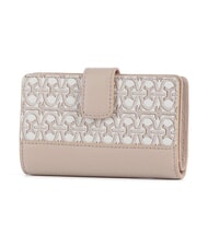 COCCINELLE METALLIC COATED MONOGRAM Portafoglio mul.blanc/roset - Portafogli Donna - 3