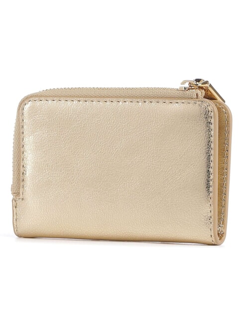 METALLIC SMOOTH METAL Portafoglio in pelle golden - Portafogli Donna