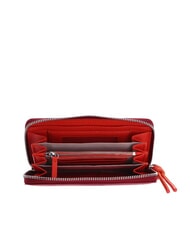 COCCINELLE MYRTHA MAXI LOG Portafoglio grande zip around in pelle grass gr/mos gr - Borse Donna - 2