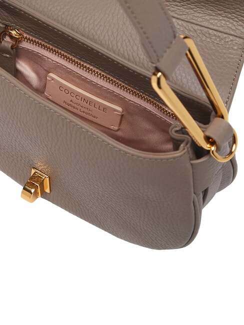 MAGIE SOFT Borsa a spalla in pelle con tracolla warm taupe - Borse Donna
