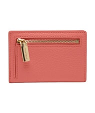 COCCINELLE METALLIC SOFT Portafoglio verticale in pelle pink clay - Portafogli Donna - 3