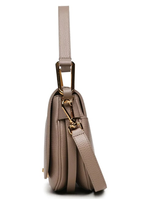 MAGIE SOFT Borsa a spalla in pelle con tracolla warm taupe - Borse Donna