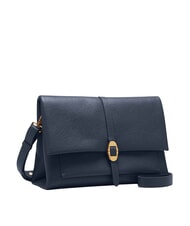 COCCINELLE DORIAN Borsa a spalla, in pelle martellata midnight blue - Borse Donna - 2