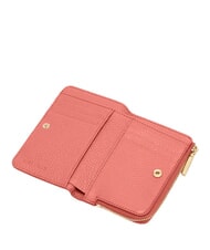 COCCINELLE METALLIC SOFT Portafoglio piccolo in pelle pink clay - Portafogli Donna - 2