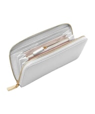 COCCINELLE METALLIC SOFT Portafoglio zip pelle martellata - Portafogli Donna
