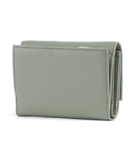 COCCINELLE METALLIC SOFT Portafoglio bifold pelle martellata greenery - Portafogli Donna - 4