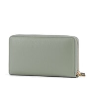 COCCINELLE METALLIC SOFT Portafoglio zip pelle martellata greenery - Portafogli Donna - 3