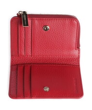COCCINELLE METALLIC SOFT Leather card holder ruby - Portafogli Donna - 2