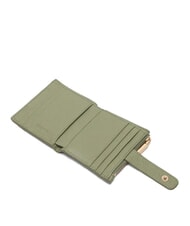 COCCINELLE METALLIC SOFT Mini Portafoglio in pelle greenery - Portafogli Donna - 2