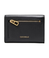 COCCINELLE MAGIE  Portafoglio medio in pelle Nero - Portafogli Donna - 3