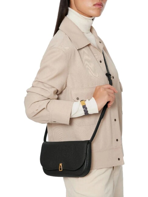 MAGIE Borsa mini pelle martellata Nero - Borse Donna