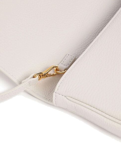 MAGIE Borsa mini pelle martellata blanco - Borse Donna