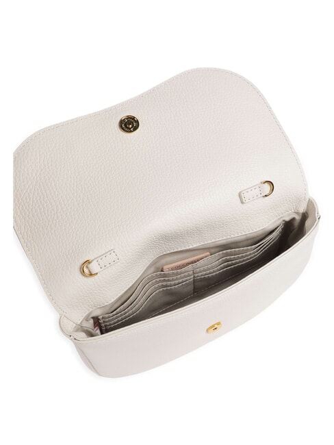 MAGIE Borsa mini pelle martellata blanco - Borse Donna