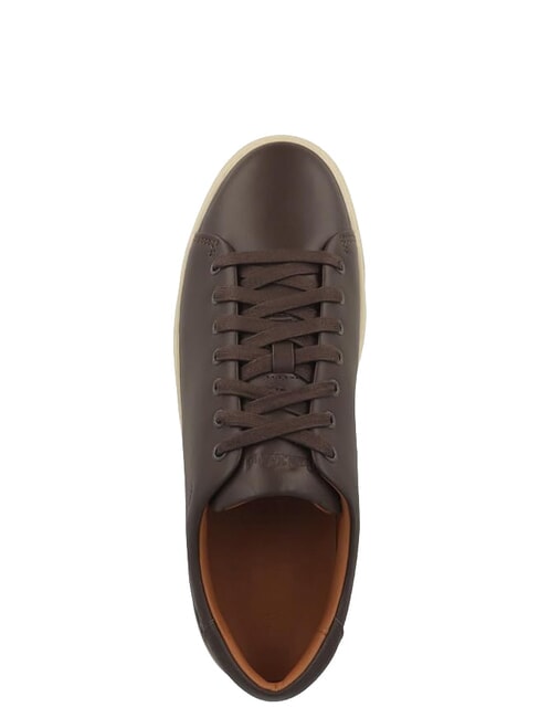 DOR PARK Sneakers in pelle dark brown full grain - Scarpe Uomo
