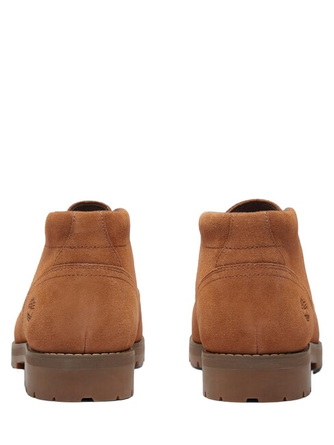 BRITTON SQUARE Stivaletto basso stringato, in pelle rust suede - Scarpe Uomo