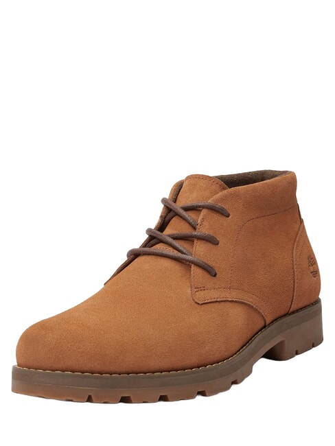 BRITTON SQUARE Stivaletto basso stringato, in pelle rust suede - Scarpe Uomo