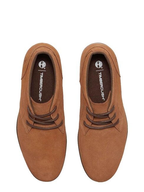 BRITTON SQUARE Stivaletto basso stringato, in pelle rust suede - Scarpe Uomo