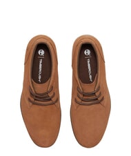 TIMBERLAND BRITTON SQUARE Stivaletto basso stringato, in pelle rust suede - Scarpe Uomo - 3