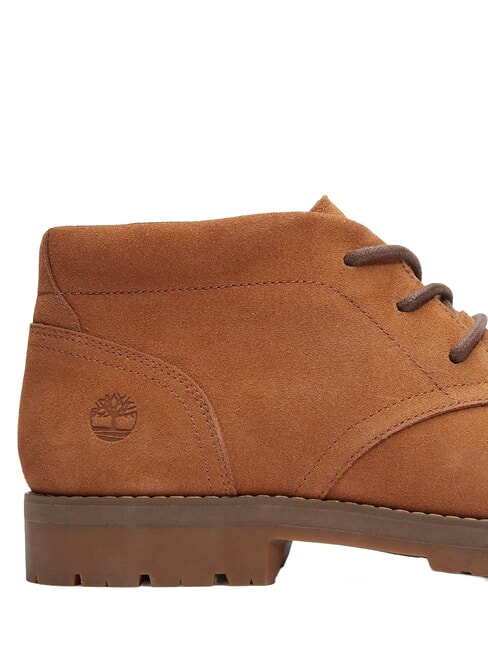 BRITTON SQUARE Stivaletto basso stringato, in pelle rust suede - Scarpe Uomo