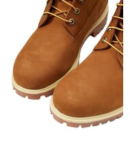 TIMBERLAND PREMIUM Stivaletti stringati in pelle orange - Scarpe Uomo - 6