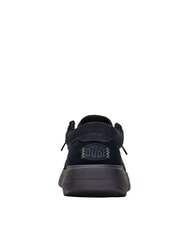HEY DUDE WALLY COMF Mocassini in pelle suede nero - Scarpe Uomo - 3