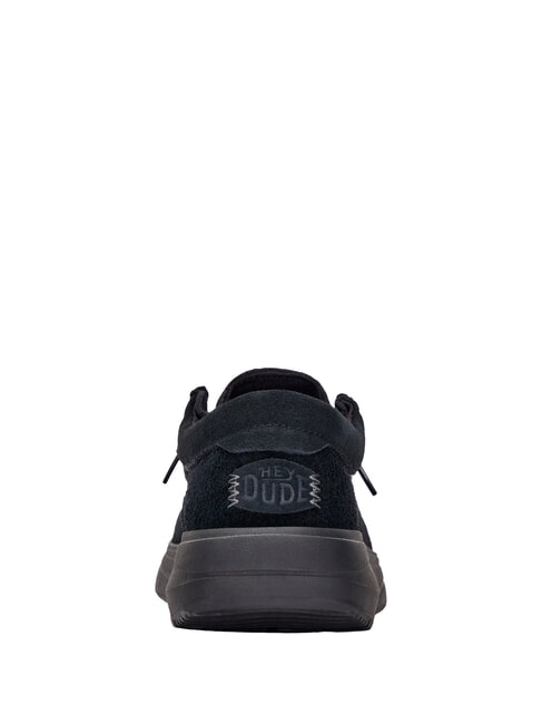 WALLY COMF Mocassini in pelle suede nero - Scarpe Uomo