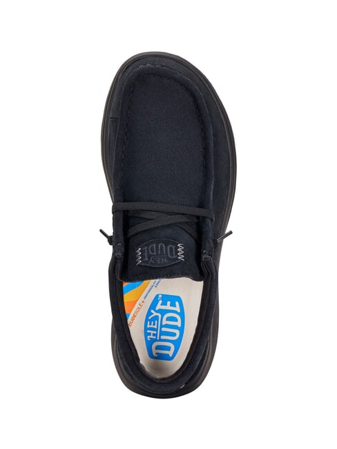 WALLY COMF Mocassini in pelle suede nero - Scarpe Uomo