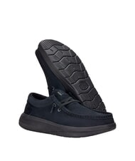 HEY DUDE WALLY COMF Mocassini in pelle suede nero - Scarpe Uomo - 5