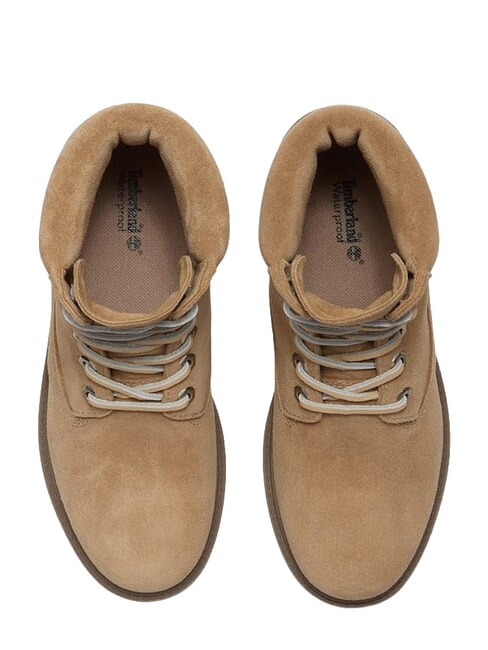 PREMIUM Stivaletti stringati in pelle medium beige - Scarpe Donna