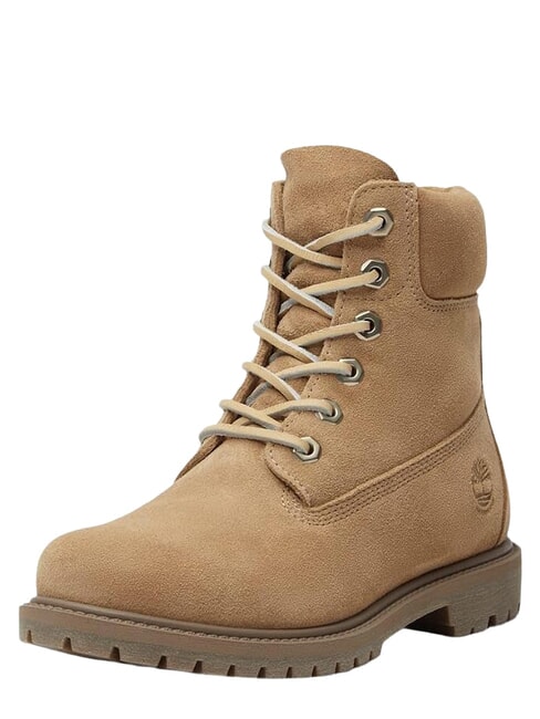 PREMIUM Stivaletti stringati in pelle medium beige - Scarpe Donna