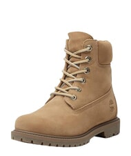 TIMBERLAND PREMIUM Stivaletti stringati in pelle medium beige - Scarpe Donna - 4
