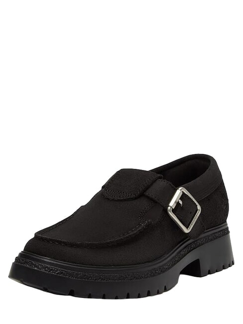 CAMBRIA VALLEY Mocassini scamosciati black suede - Scarpe Donna