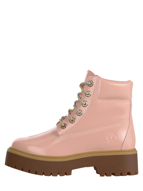 STONE STREET  Stivaletti alti in pelle light pink - Scarpe Donna