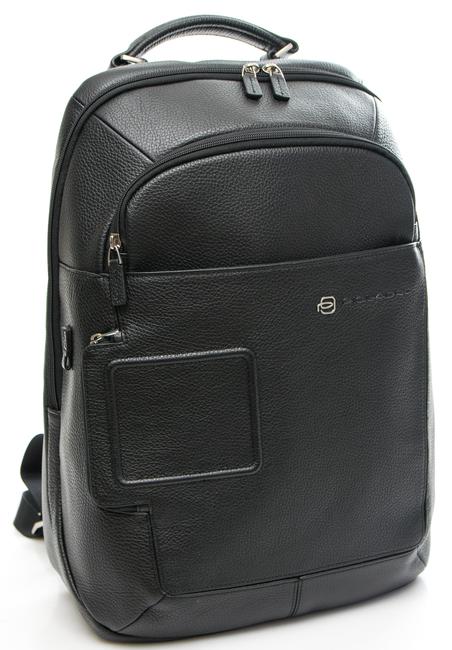 VIBE OUT Zaino in pelle porta PC 15,6" Nero - Zaini da lavoro porta PC