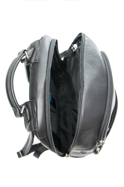 VIBE OUT Zaino in pelle porta PC 15,6" Nero - Zaini da lavoro porta PC