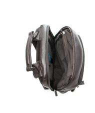 PIQUADRO VIBE OUT Zaino in pelle porta PC 15,6" MORO - Zaini da lavoro porta PC - 5