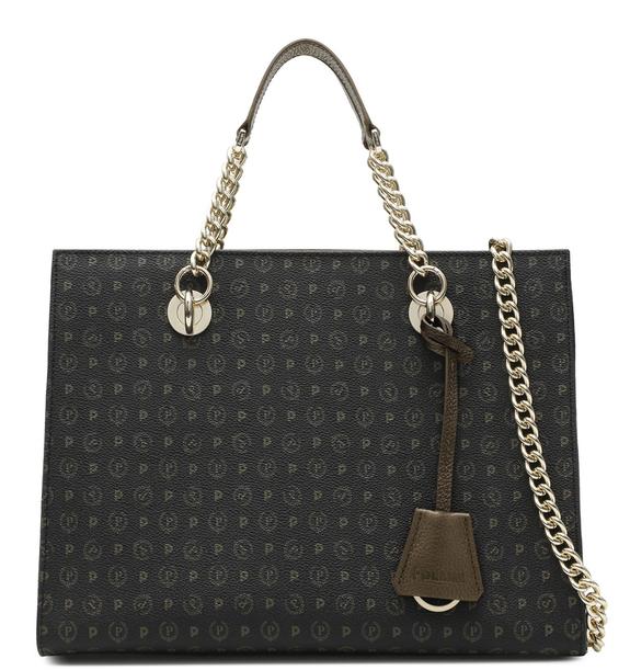 Heritage Bronze Cartelletta a mano, con tracolla nero bronzo - Borse Donna