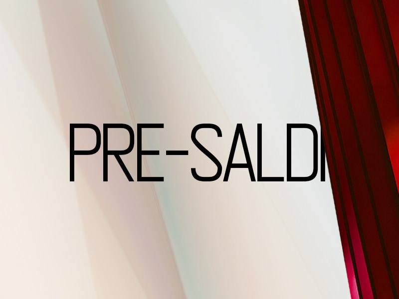 PRE-SALDI 27-12 / 01-01