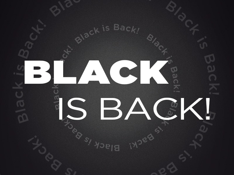 BLACK IS BACK 05/07-12
