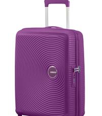 Valise Cabine American Tourister Soundbox Spinner 55 Exp - Trolley Petit, Bleu - Neuf Dans Son Emballage