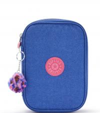 Kipling 100 Astuccio Portapenne KI0672 Rainbow Pop, Viola Giocoso, Unisex, Nuovo